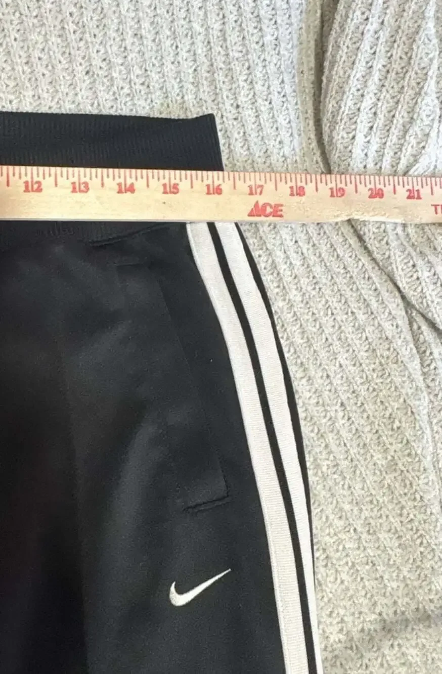 Nike The Athletic Dept Track Pants Mens S Black Stripe Orange Tag